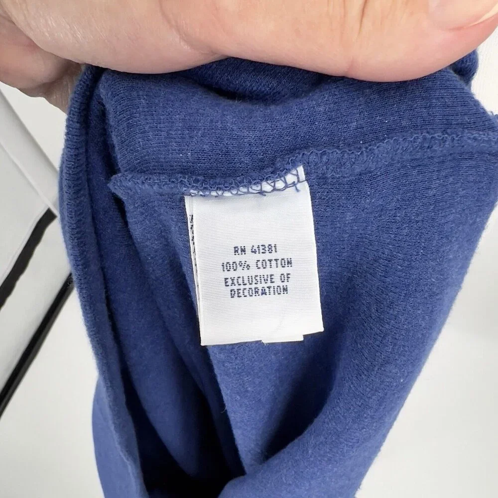 Polo Ralph Lauren Men's Pullover 1/4-Zip Sweater Blue Yellow Pony L Large - Picture 5 of 6